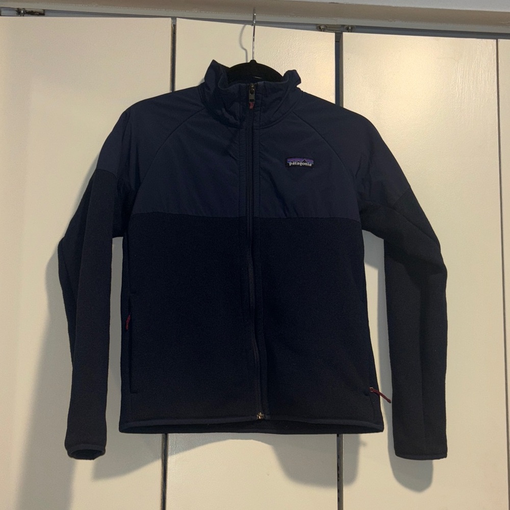 Patagonia Lightweight Better Sweater Jacket Women Blue Navy Fleece | Small